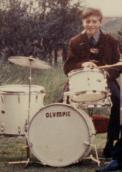 Young Paul Thompson drummer